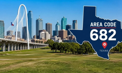 Area code 682